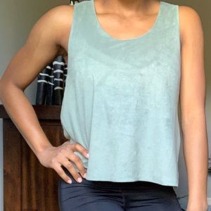 Green Tank Blouse